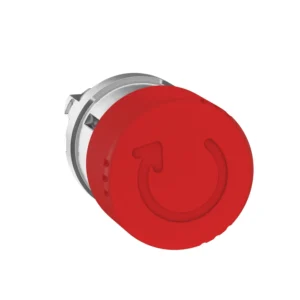 Round Turn-To-Release Emergency Head Mushroom Head Red 30mm