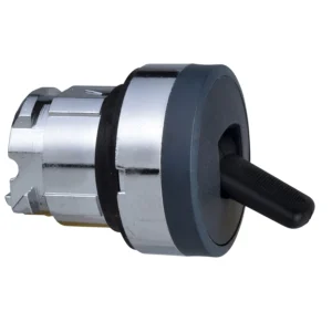 Black Selector Switch Head 22 2-Position Stay Put