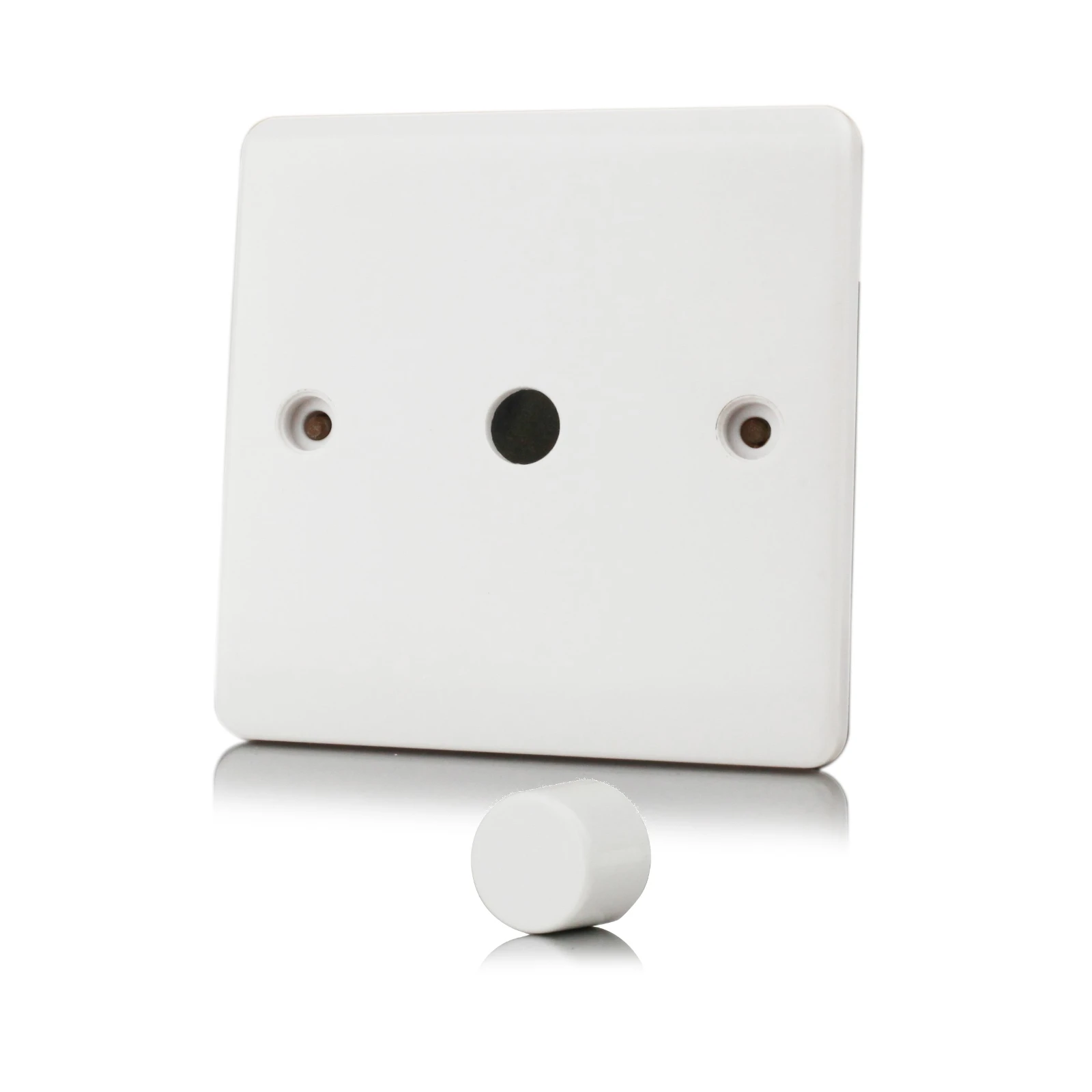Designa 21DPLATE1 1 Gang Dimmer Plate Only and Knob Set White