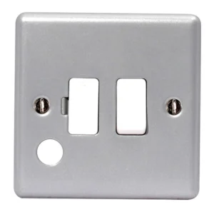 Connection Unit Fused Spur Switched Neon Metal Clad & Flex Outlet