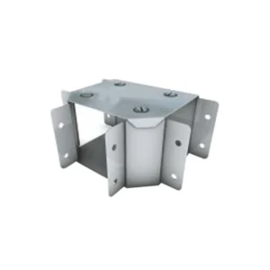 Salamandre IP30 2 Compartment Pre-Galvanised Steel Distribution Trunking Top Lid Gusset Tee 100mm x 50mm