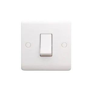 Designa 21S501 1 Gang 50A Double Pole Switch White