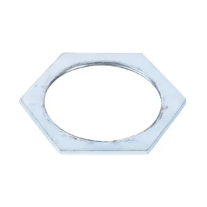 Steeple 50G/LOCKN 2" Bright Zinc-Plated Steel Light Gauge Lock Nut