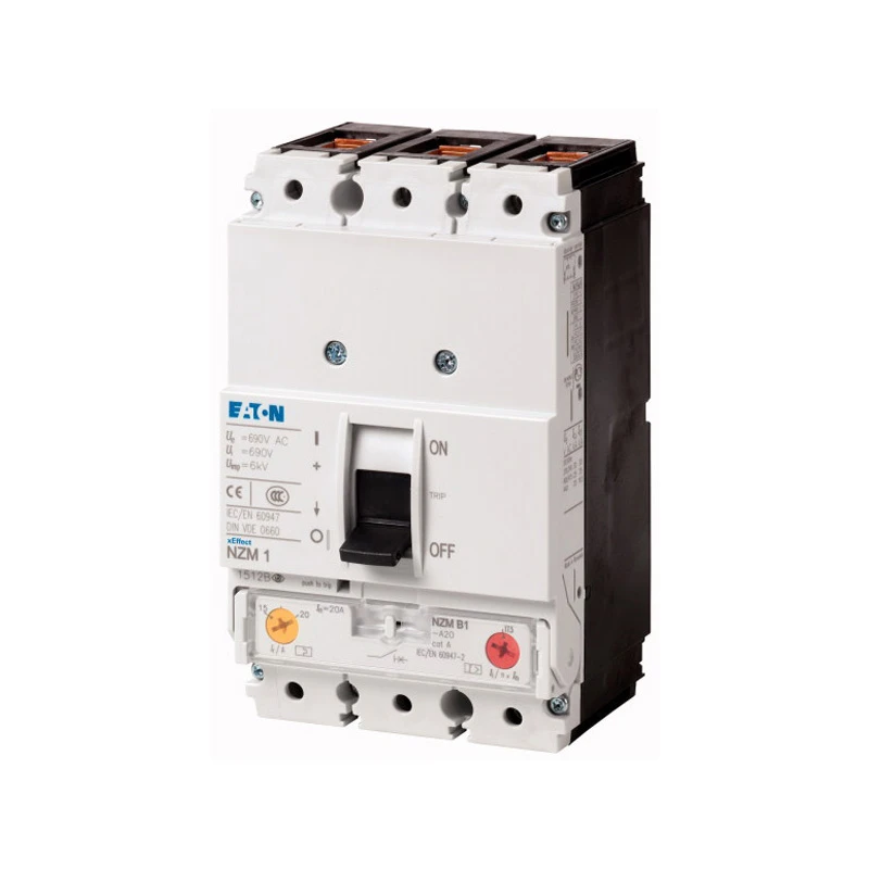 Eaton MCCB Triple Pole Outgoing NZM1 Frame 125A 25kA - Image 2