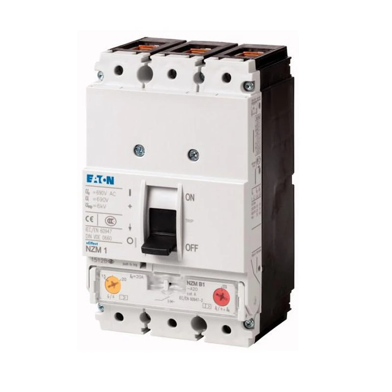 Eaton MCCB Triple Pole Outgoing Screw Terminal 20A 25kA