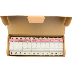 Eaton 32A Rail Mount Fuse Holder For 10 x 38mm Fuse 3 Pole 690V AC