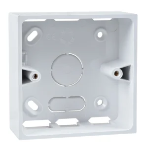 Mita STBU322 2-Gang PVCu Square Corner Box 32mm White