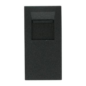 Designa 41RJ45B Modular Grid RJ45 Socket Black