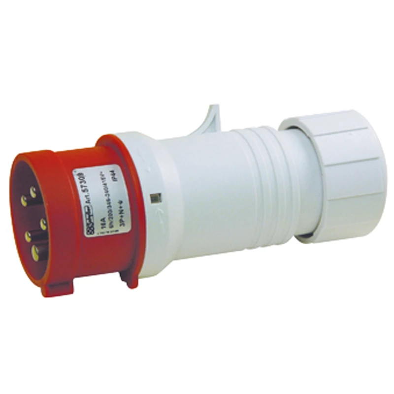 Niglon 57308 Red Plug 16APLUG4RE 3P+E 16A 400V - Image 2