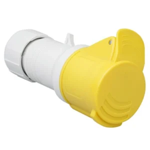 Niglon 57401 Socket Yellow 16A 3 Pin 110V