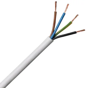 3094Y 1.5mm² White Harmonised H05V2V2-F Cable 4-Core Flexible