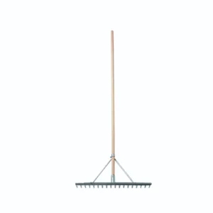 Aluminium Head Landscape Rake With Wood Handle