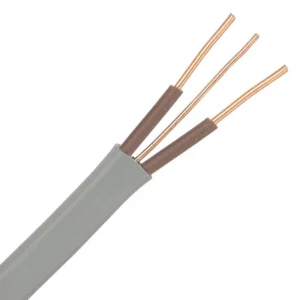 6242YH 1.0mm² Grey PVC Basec Brown/Brown Twin and Earth Cable