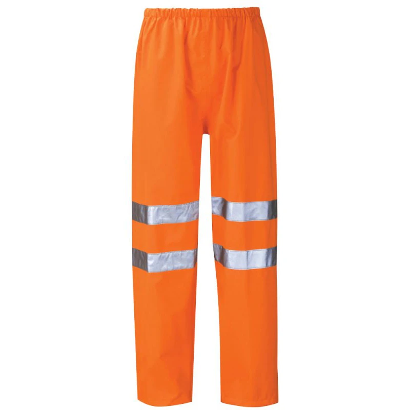 Thor Breathable Overtrouser Large Orange - Image 2