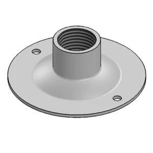 Dome Cover Threaded 25mm Galvanised