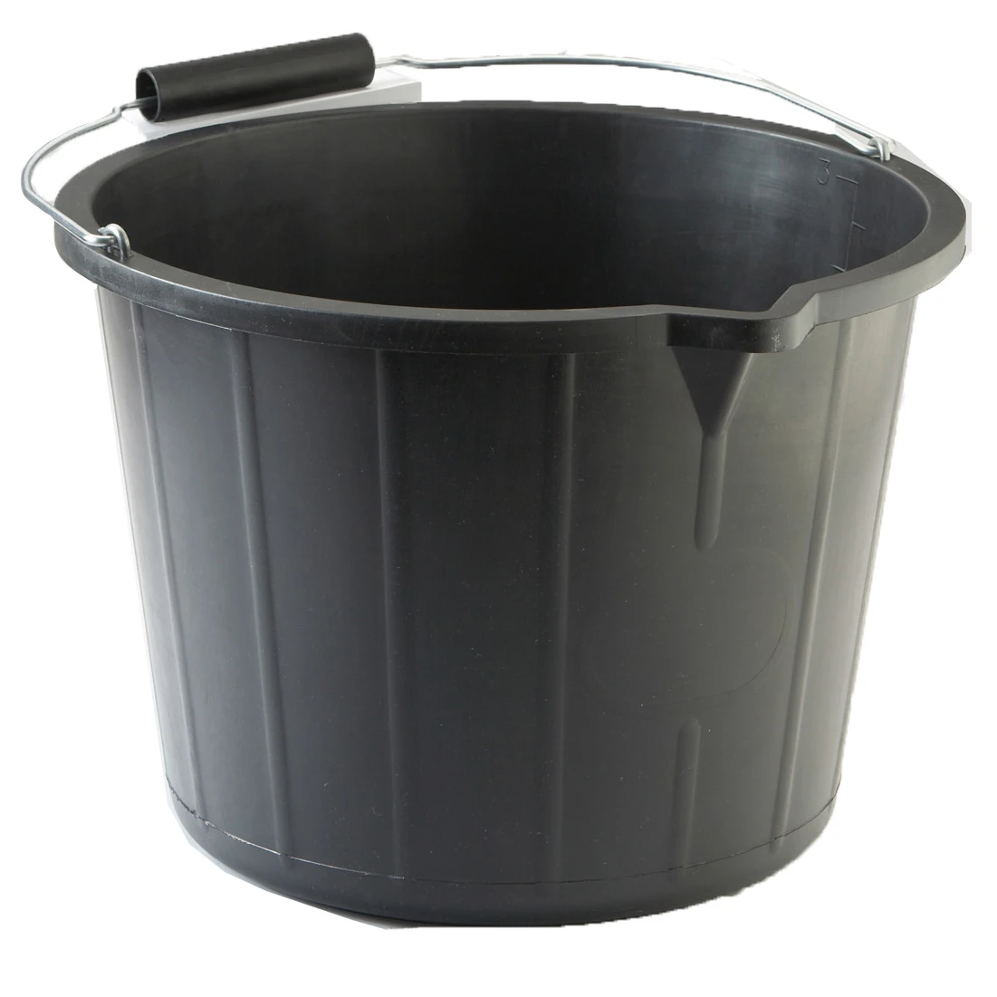 14 Litre Plastic Bucket Black