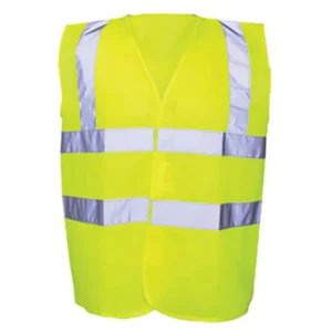 Waistcoat Hi-Viz Band & Brace Class 2 Medium Yellow