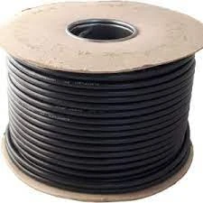 3185B 0.75mm² Black Harmonised H05Z1Z1-F Cable 5-Core Flexible