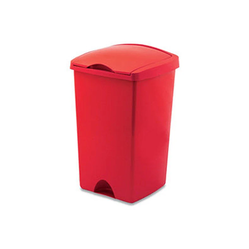 Red 50 Litre Lift-Top Bin - Image 2