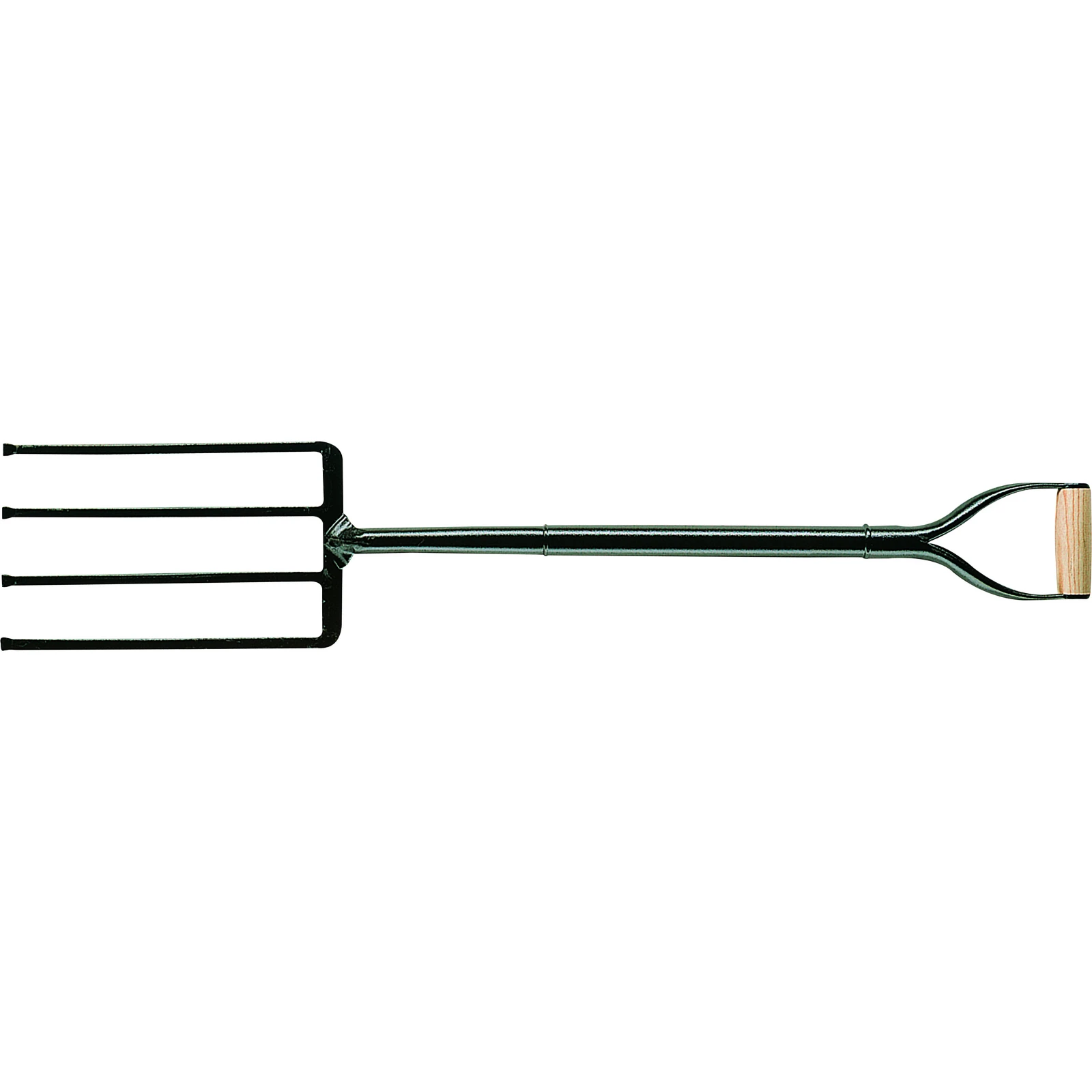 4 Prong Tubular Steel Contractors Fork with Metal YD Handle - Image 2