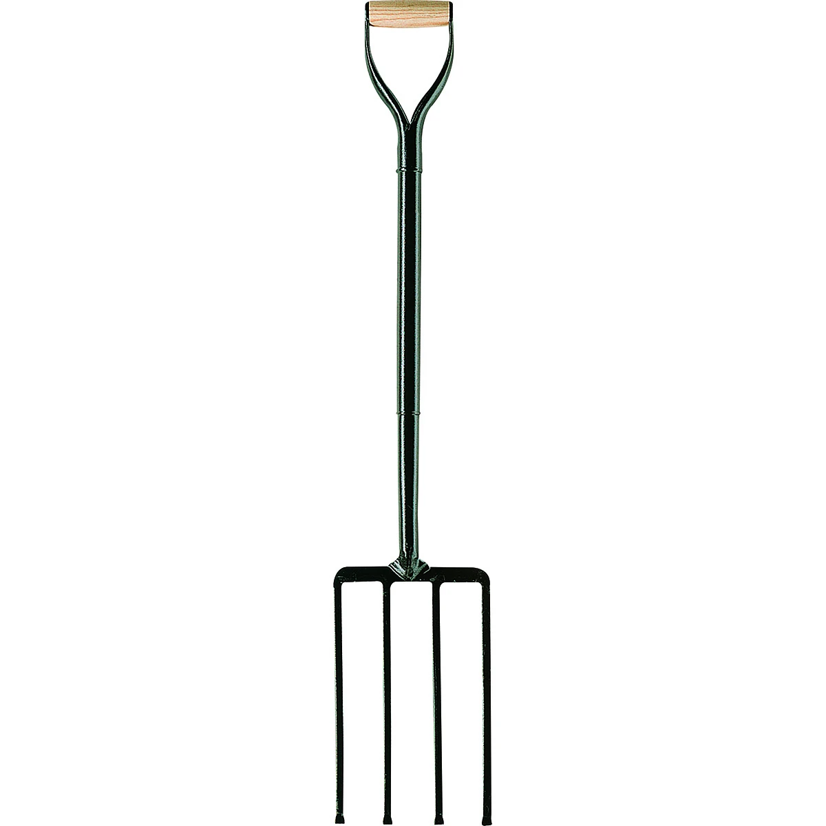 4 Prong Tubular Steel Contractors Fork with Metal YD Handle - Image 3