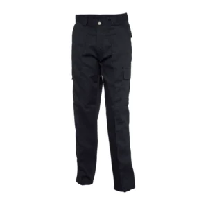 UC902 Polycotton Cargo Trouser Regular Fit 40" Black