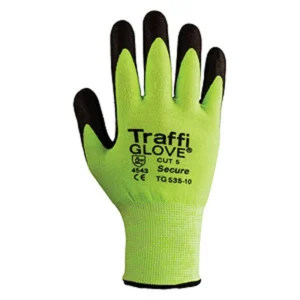 Traffiglove TG535-9 Secure Green Gloves Size 9