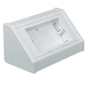 Bench Unit 2 Gang Single Sided PVC White