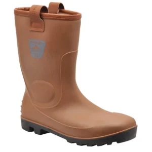 Portwest Neptune FW75 SB Steel Midsole Anti-Static Rigger Boots Size 9 Tan