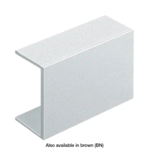 External Coupler for MMT4 Mini Trunking 38 x 25mm  White