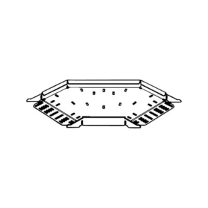 Legrand Cable Tray Bend 90° Angle Flat 300mm Hot Dipped Galvanised