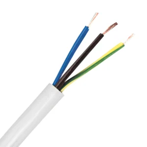 3-Core 0.75mm² 3183Y Mains Flexible Cable 50m White