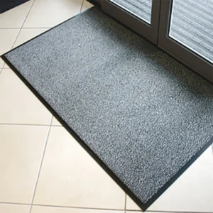 Coba Door Mat 1.2 x 1.8m Black/Blue Matting Vyna-Plush