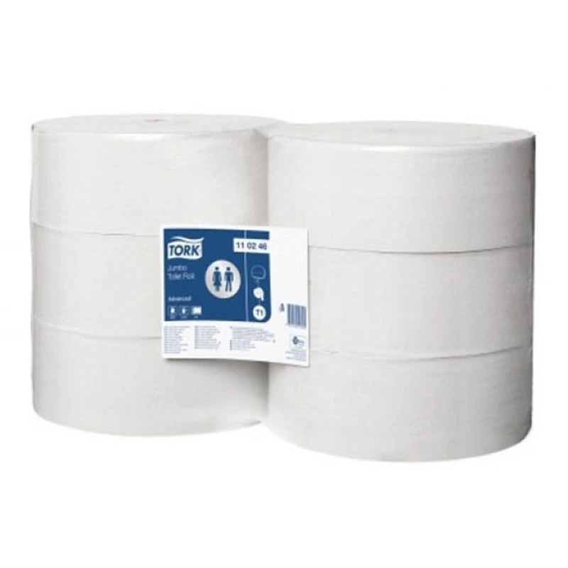 Tork T1 White 2-Ply Jumbo Toilet Rolls - Image 4