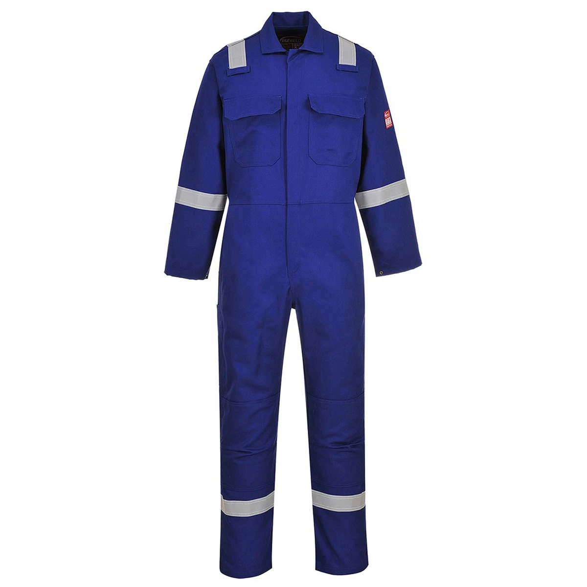 Portwest Bizweld BIZ5 Iona Long-Fit Flame-Resistant Coverall Large Navy - Image 2