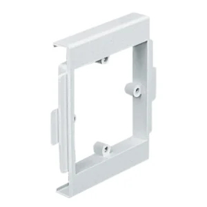 Sceptre Trunking 1-Gang Accessory Plate White
