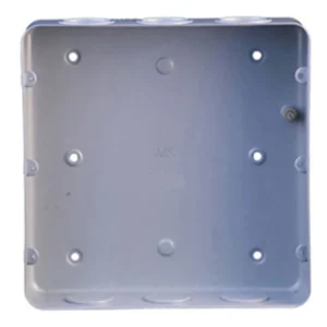 Box 18 Gang Flush Knockouts 40mm Aluminium