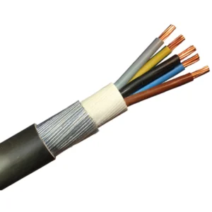 6945LSH 6.0mm² Black XLPE/SWA/Basec Cable 5-Core 1m
