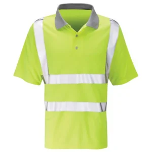 Mercury Polyester Polo Shirt XXL Yellow