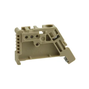 Bracket End Ew 35 46 x 8.5 x 27mm Polyamide 66 Beige - 2 Pack