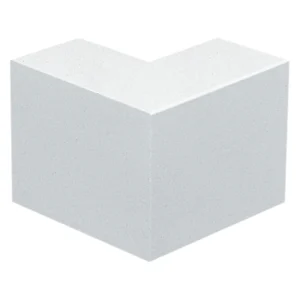 Mini Trunking PVC-U Square External Bend 16 x 16mm White