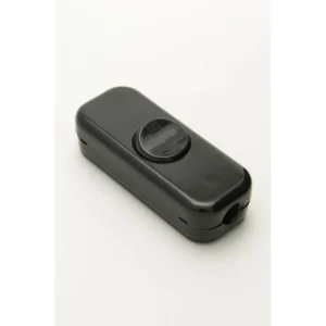 Jeani 702B 2 Pole 10A In-Line Switch Black