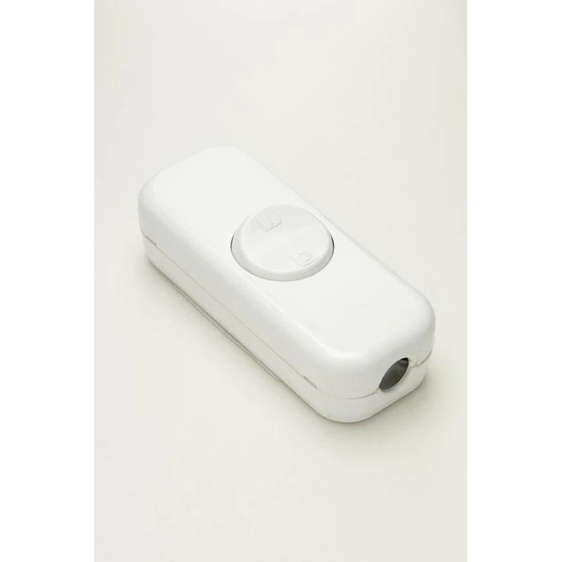 Jeani 702W In-Line Switch 2 Pole 10A White - Image 2