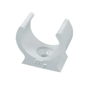 U-Clip Round 25mm PVC-U White [Pack=50]