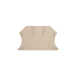 End Plate WAP 2.5-10 56 x 1.5 x 33.5mm Dark Beige