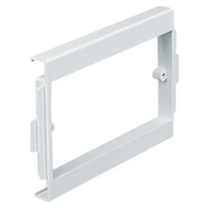 Accessory Plate 2 Gang White for Trunking