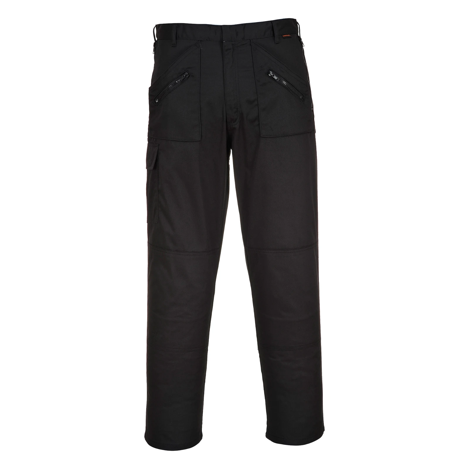 Portwest S887 Polycotton Action Trouser with Knee Pad Pocket Regular Fit 28" Black - Image 2