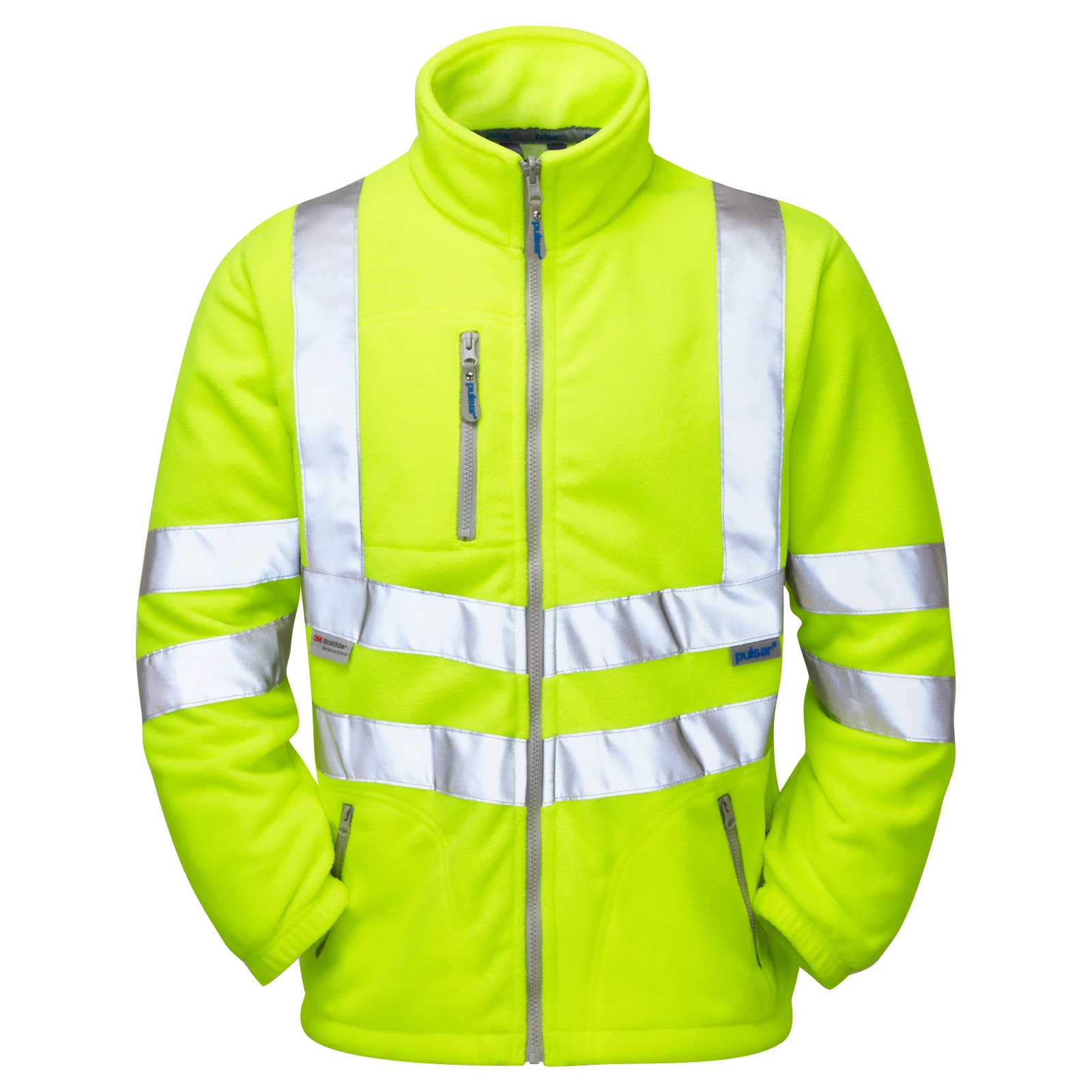 Windproof Interactive Softshell Jacket Large Yellow - Image 2
