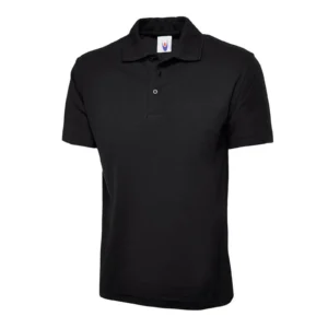 UC101 Polycotton Classic Polo Shirt Large Black