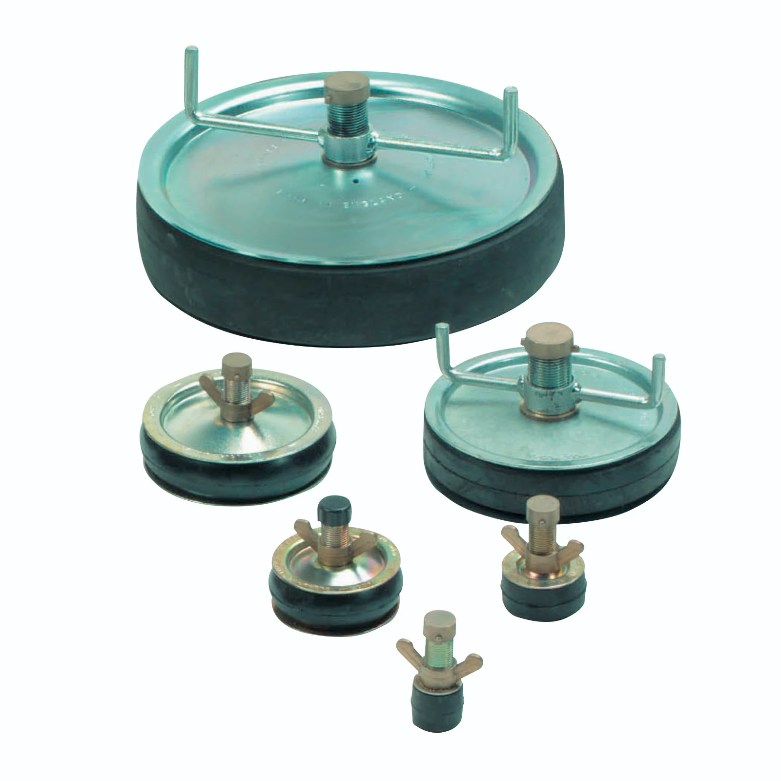 225 x 25mm Centre Locking Drain Stopper Plug Steel